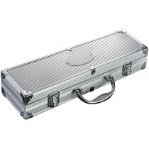 Estuche para barbacoa personalizado plata Estuche para barbacoa personalizado plata