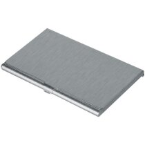 Tarjetero satinado de aluminio barato plata Tarjetero satinado de aluminio barato plata