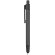Bolígrafo en aluminio brillante con touch negro barato