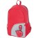 Mochila con dibujo de gestos de mano roja