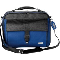 Bolsa para ordenador portátil con amplios compartimentos personalizada azul Bolsa para ordenador portátil con amplios compartimentos personalizada azul