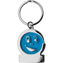 Llavero cara con guiño azul Llavero cara con guiño azul