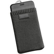 Funda colgable para móvil con enganche metálico personalizada negra Funda colgable para móvil con enganche metálico personalizada negra