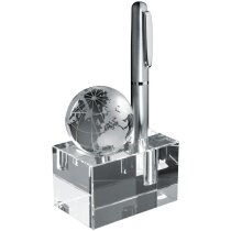 Bloque de Cristal con Globo. personalizado blanco Bloque de Cristal con Globo. personalizado blanco