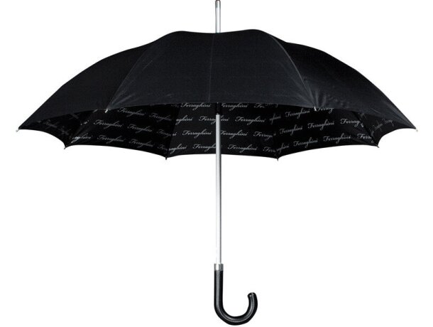 Paraguas de Lujo Ferraghini. personalizado negro Paraguas de Lujo Ferraghini. personalizado negro
