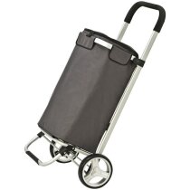 Carro para compra plegable negro Carro para compra plegable negro