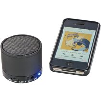 Altavoz con bluetooth inalámbrico personalizado negro Altavoz con bluetooth inalámbrico personalizado negro