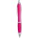 Bolígrafo clásico de cuerpo traslúcido rosa