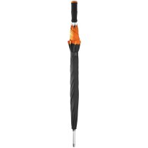 Paraguas fabricado en tafetan de gran calidad personalizado naranja Paraguas fabricado en tafetan de gran calidad personalizado naranja