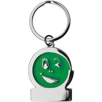 Llavero cara con guiño azul personalizado Llavero cara con guiño azul personalizado