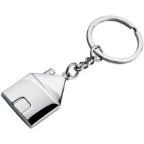 Llavero Forma de Casa. personalizado plata Llavero Forma de Casa. personalizado plata