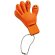 Memoria usb 8gb en forma de mano personalizada naranja