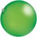 Pelota hinchable de playa 40 cm verde merchandising