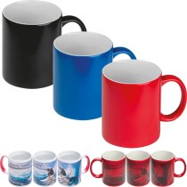 Taza económica cerámica cónica termosensible