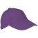 Gorra de colores con diseño béisbol personalizada lila