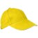 Gorra de colores con diseño béisbol amarilla