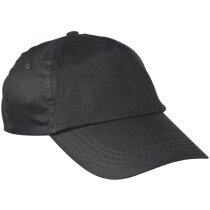 Gorra clásica de algodón unisex negra barata