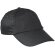 Gorra clásica de algodón unisex negra barata