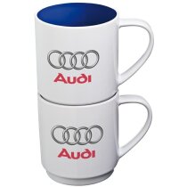 Taza de cerámica aplilable blanca con interior de color personalizada