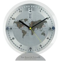 Reloj de escritorio de lujo personalizado plata Reloj de escritorio de lujo personalizado plata