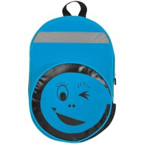 Mochila con dibujo de cara simpática en bolsillo