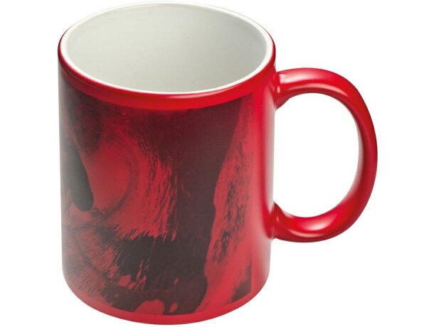 Taza de cerámica cónica cambia color para sublimación barata