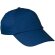 Gorra clásica de algodón unisex azul