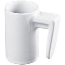 Taza de café expres delgada blanca Taza de café expres delgada blanca