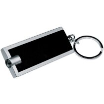 Llavero plano con luz led personalizado negro Llavero plano con luz led personalizado negro