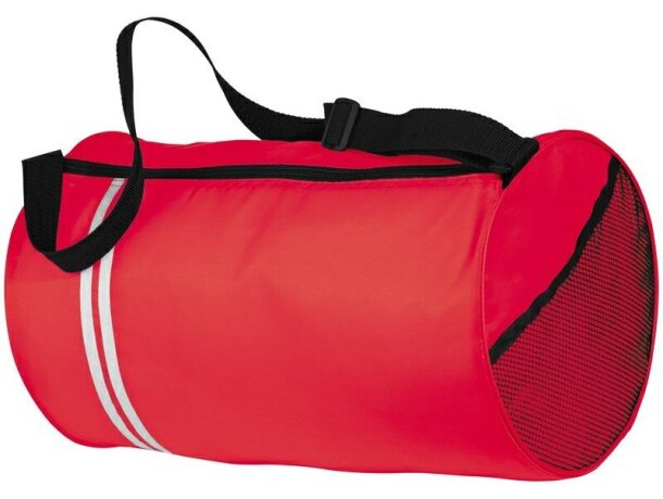 Bolsa de deporte con dos rayas decorativas Bolsa de deporte con dos rayas decorativas
