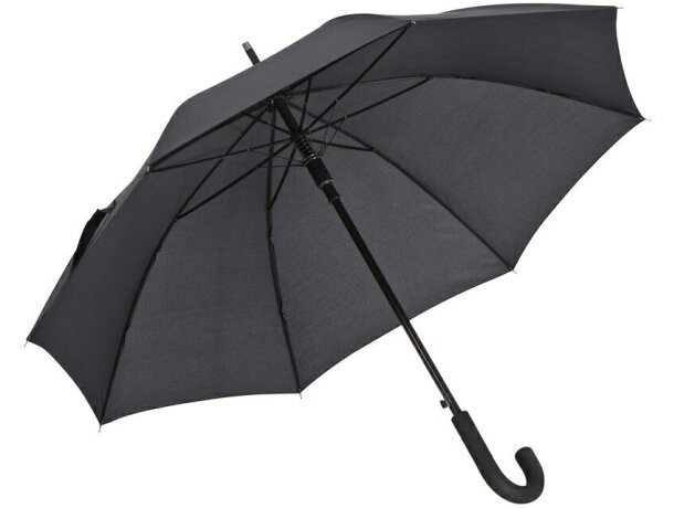 Paraguas con Mastil de Aluminio personalizado negro Paraguas con Mastil de Aluminio personalizado negro