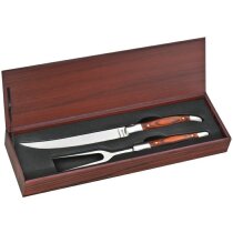 Set de cuchillo y tenedor metal marron Set de cuchillo y tenedor metal marron