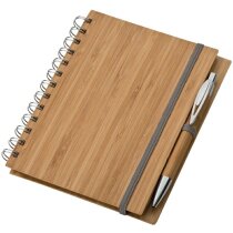 Bloc de Notas con Tapa de Bambú A5 marron Bloc de Notas con Tapa de Bambú A5 marron