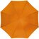 Paraguas automático con mango recto de madera naranja para empresas