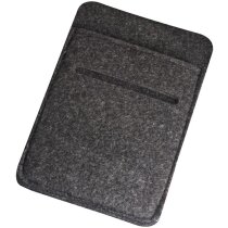 Funda de fieltro para móvil personalizada plata Funda de fieltro para móvil personalizada plata