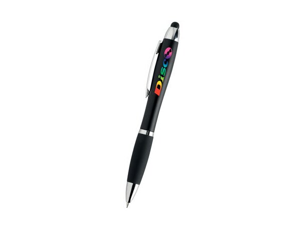 Bolígrafo original para empresa grip de goma plástico