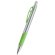 Boligrafo Plastico bicolor metal verde