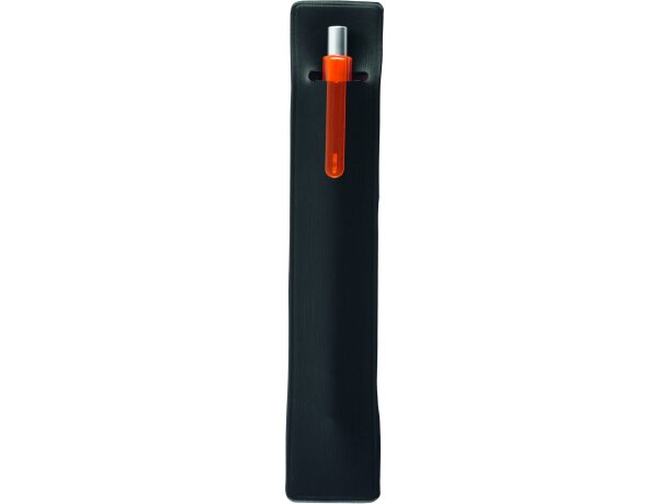 Estuche para bolígrafo de plástico negro barato