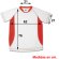 Camiseta deportiva unisex de poliéster 145 g/m2 Arabia Rojo