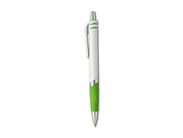 Bolígrafo en varios colores con acabado metalizado personalizado