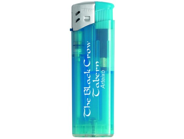 Mechero personalizado  eléctrico Spacy recargable con ignición por chispa barato multicolor