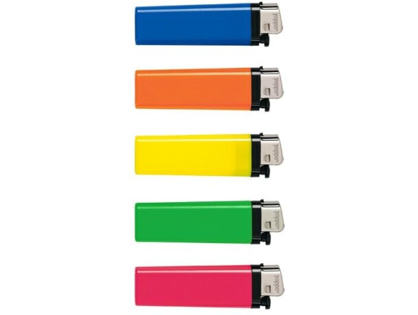Mechero de piedra colores fluor personalizado