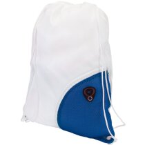 Mochila saco personalizada poliester Taxon azul ideal para ti