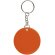 Llaveros originales redondo reflectante pvc Naranja