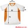 Camiseta deportiva unisex de poliéster 145 g/m2 Arabia Naranja