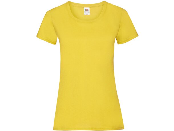 Camiseta Value de algodón 100% con corte femenino entallado