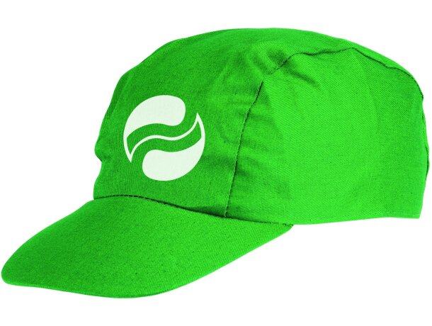 Gorra de poliester con 3 paneles con logo