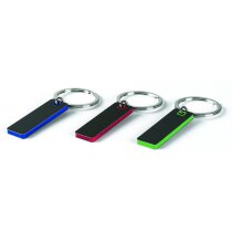 Llavero metálico y acero negro con detalle conlor Llavero metálico y acero negro con detalle conlor