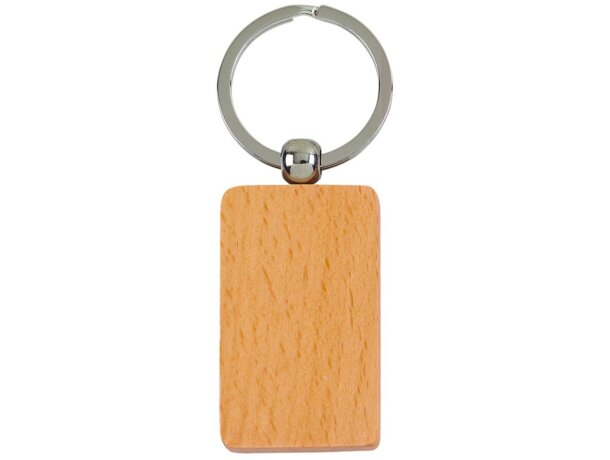 Llavero de mardera rectangular Llavero de mardera rectangular