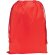 Bolsa deporte de cuerdas poliéster 190D Flack Rojo